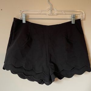 Womens Black Boutique Shorts